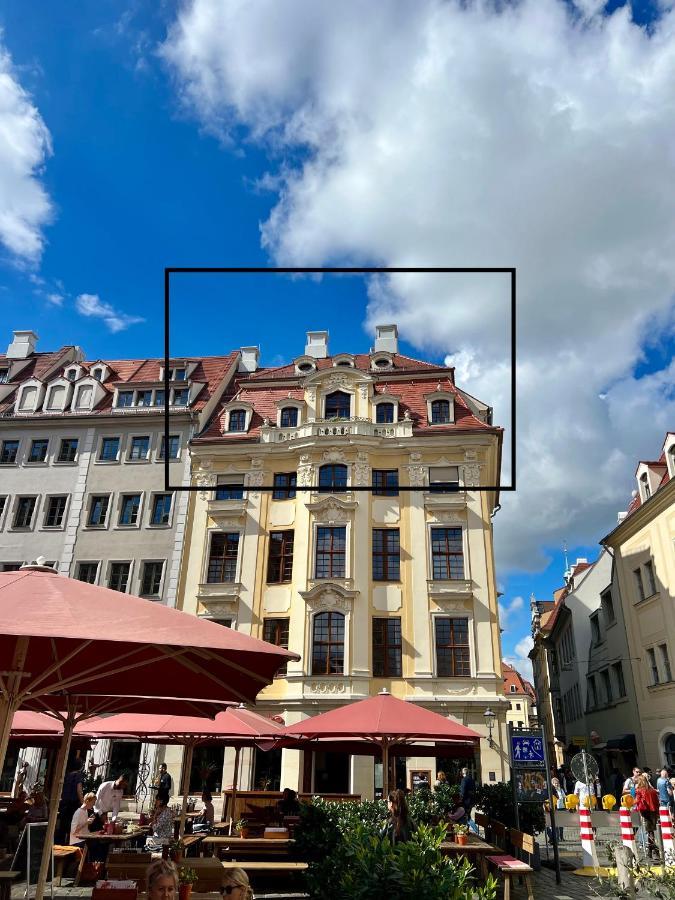 Luxus Suite Mit Einmaligem Blick Auf Die Frauenkirche Дрезден Экстерьер фото